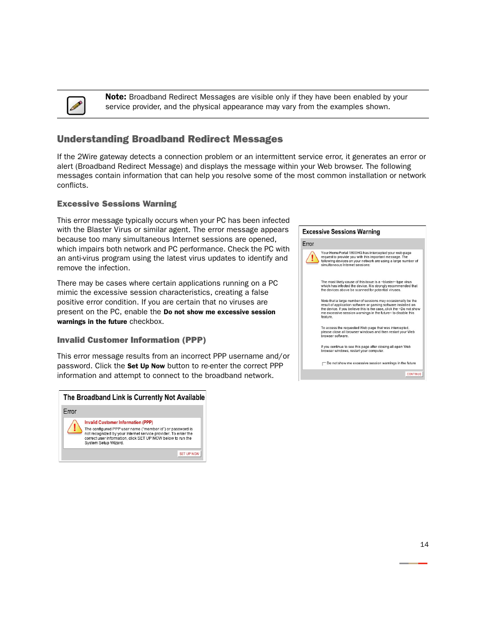 Diagnostics | 2Wire 2701HGV-W User Manual | Page 17 / 30