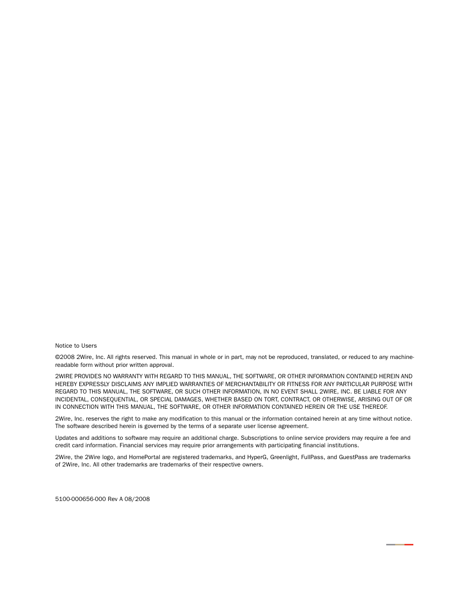 2Wire 2701HGV-W User Manual | Page 2 / 30