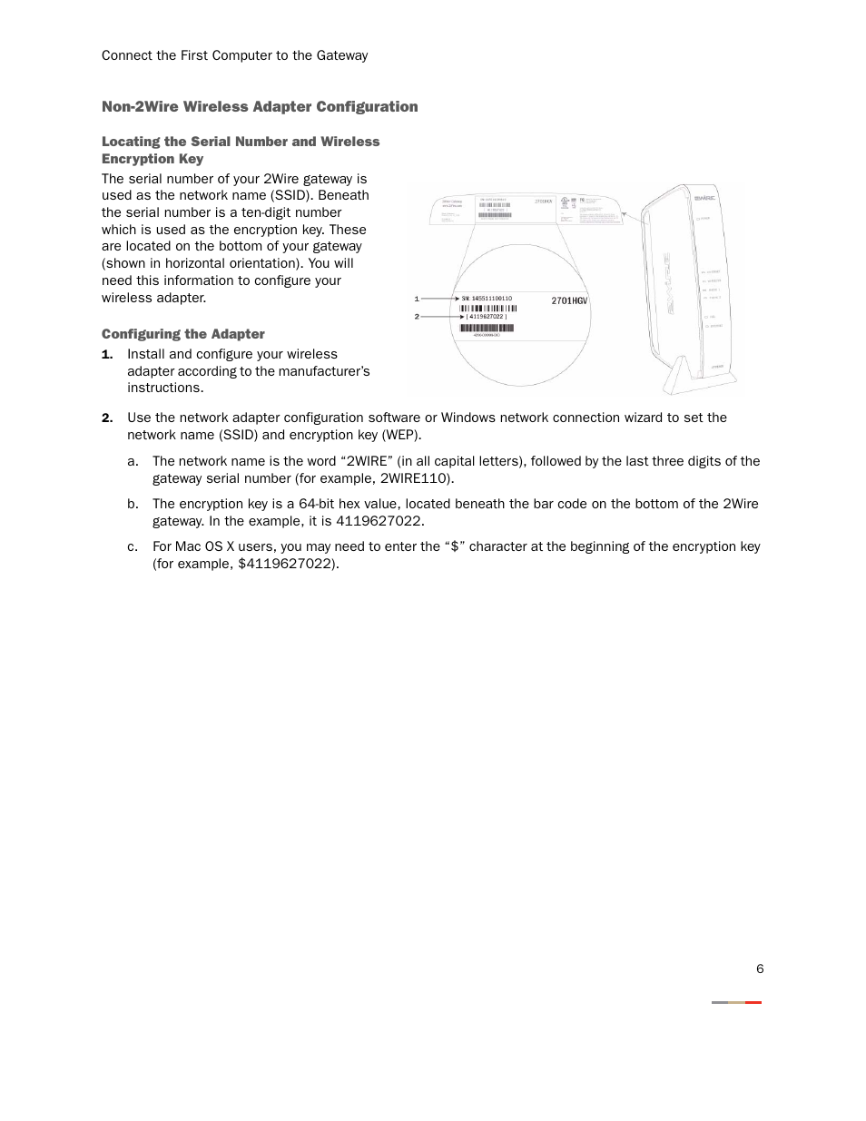 2Wire 2701HGV-W User Manual | Page 9 / 30