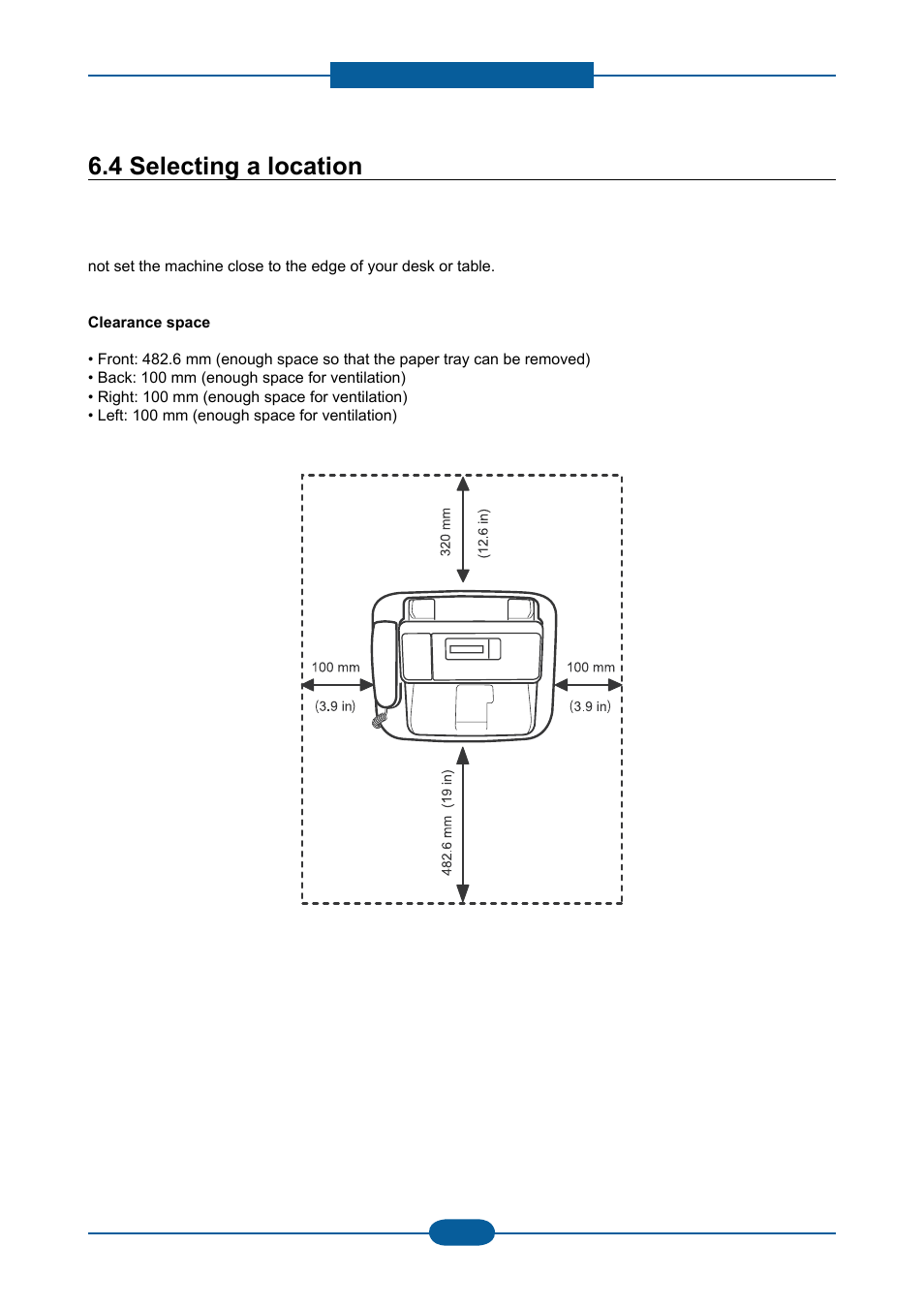 4 selecting a location | Muratec F-116 User Manual | Page 147 / 150