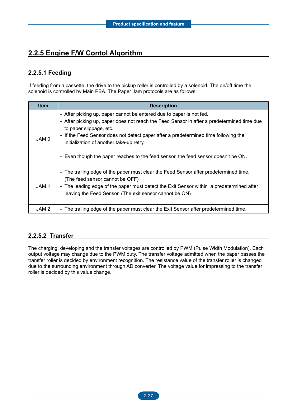 5 engine f/w contol algorithm | Muratec F-116 User Manual | Page 39 / 150