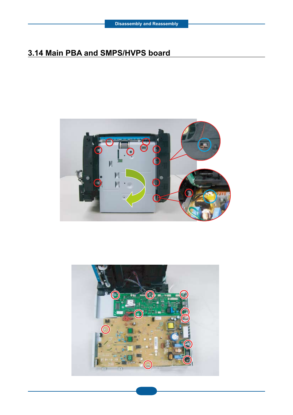 14 main pba and smps/hvps board | Muratec F-116 User Manual | Page 59 / 150