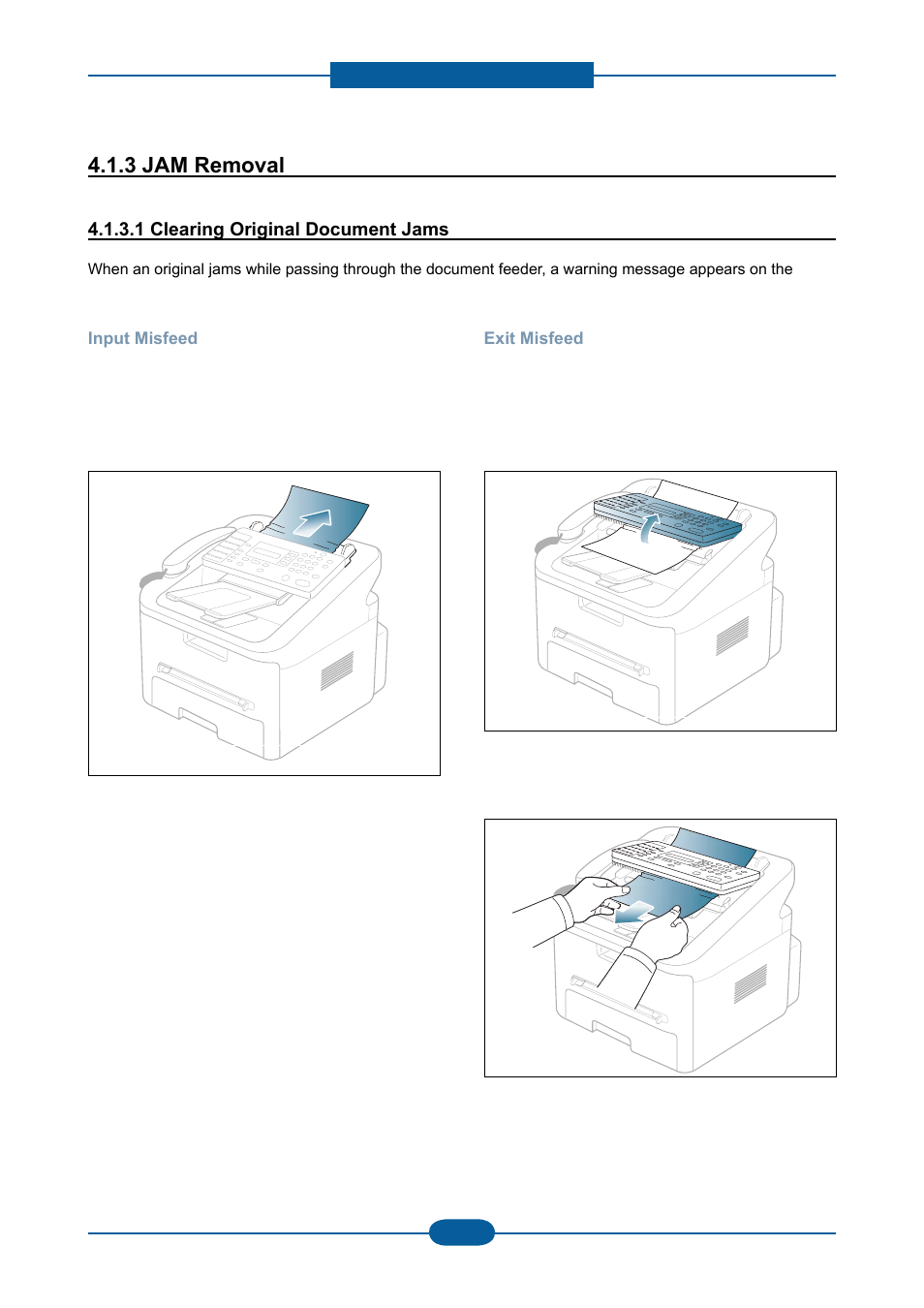 3 jam removal | Muratec F-116 User Manual | Page 64 / 150