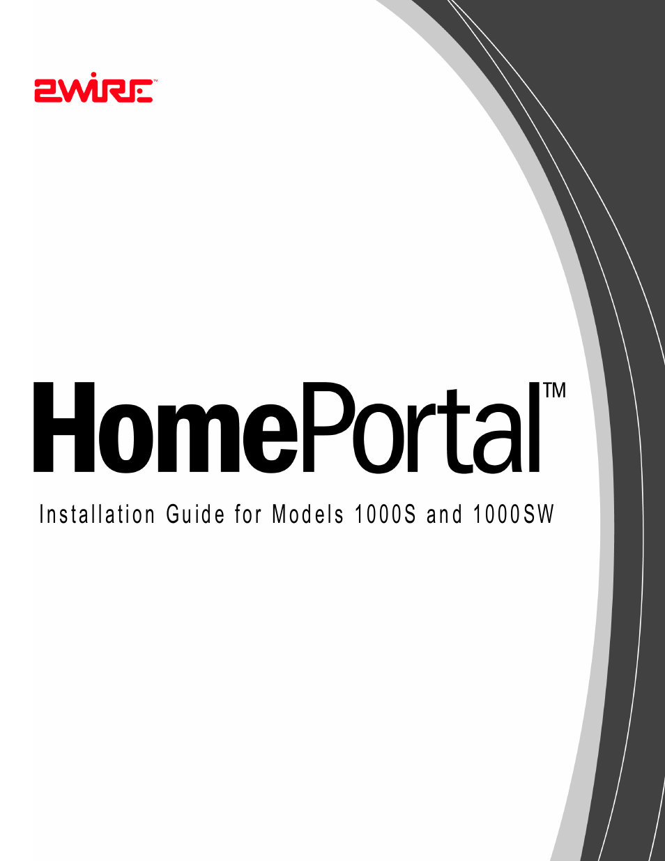 2Wire 1000SW User Manual | 54 pages