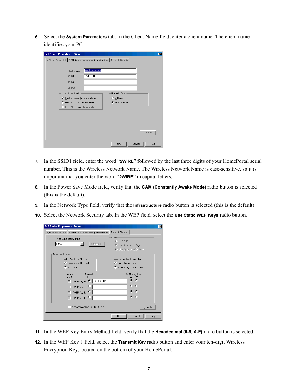 2Wire third-party wireless Ethernet adapters User Manual | Page 11 / 19
