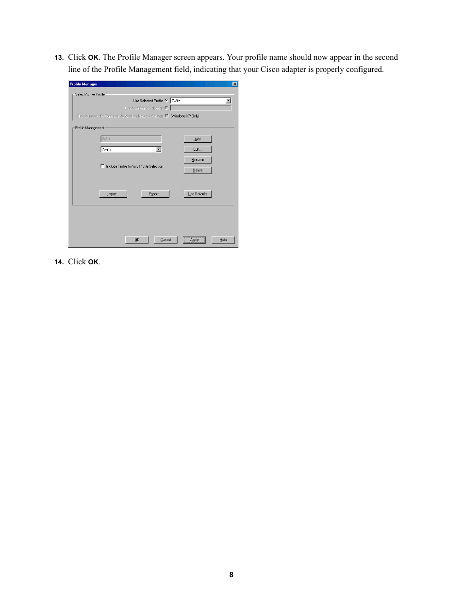 2Wire third-party wireless Ethernet adapters User Manual | Page 12 / 19