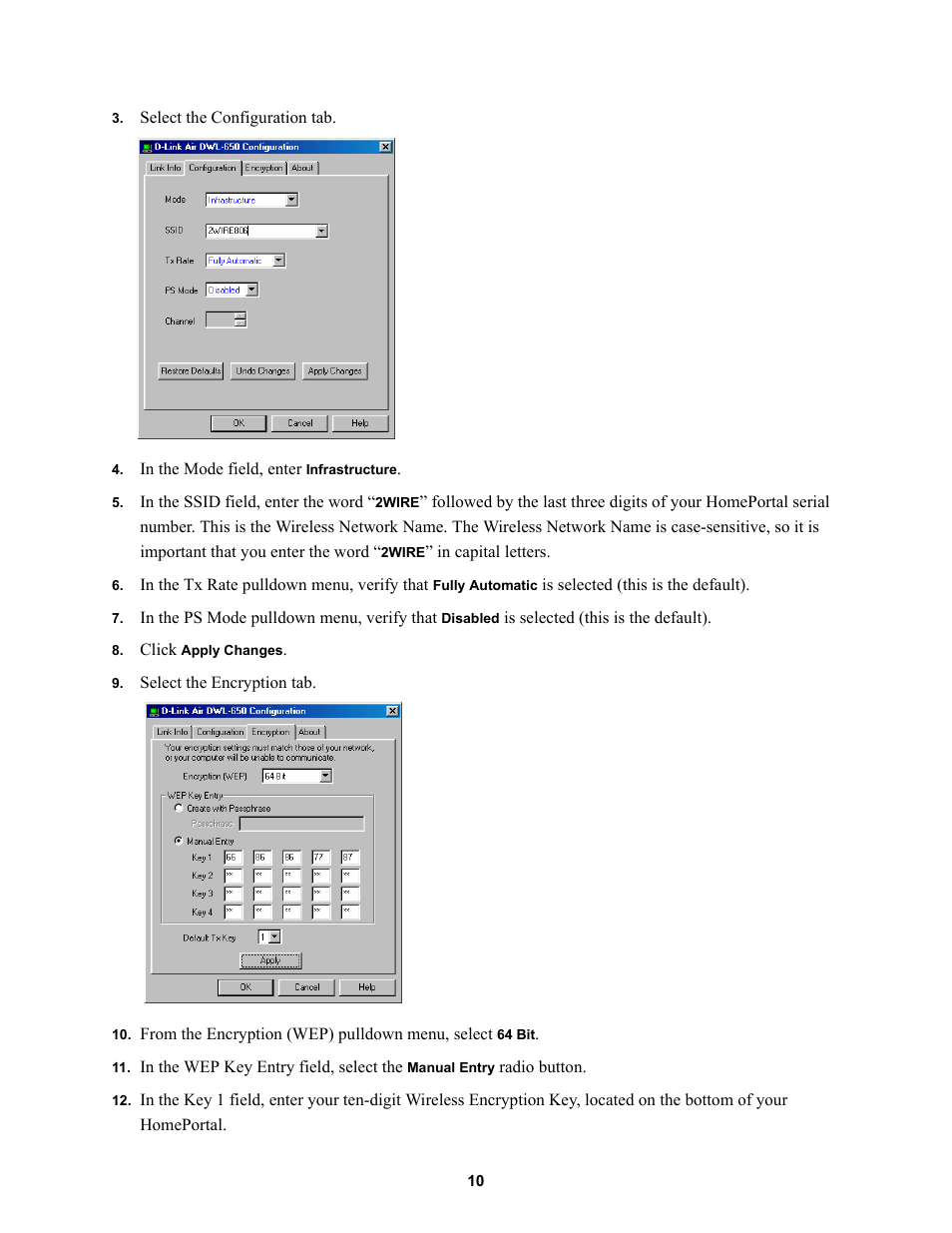 2Wire third-party wireless Ethernet adapters User Manual | Page 14 / 19