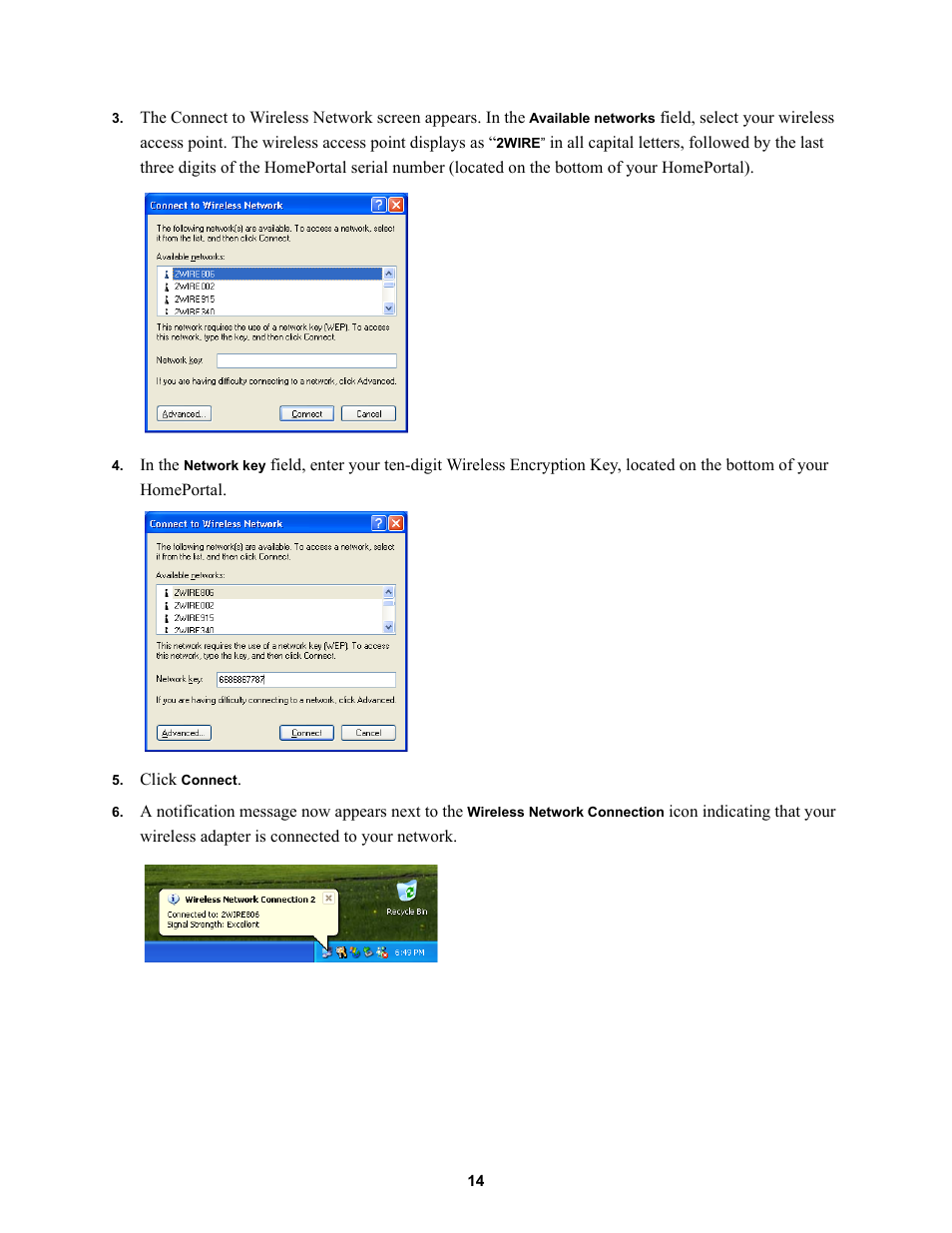 2Wire third-party wireless Ethernet adapters User Manual | Page 18 / 19