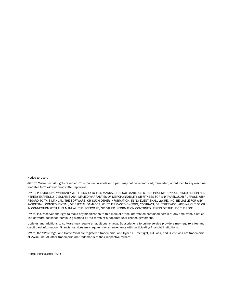 2Wire 2000 Series User Manual | Page 2 / 29