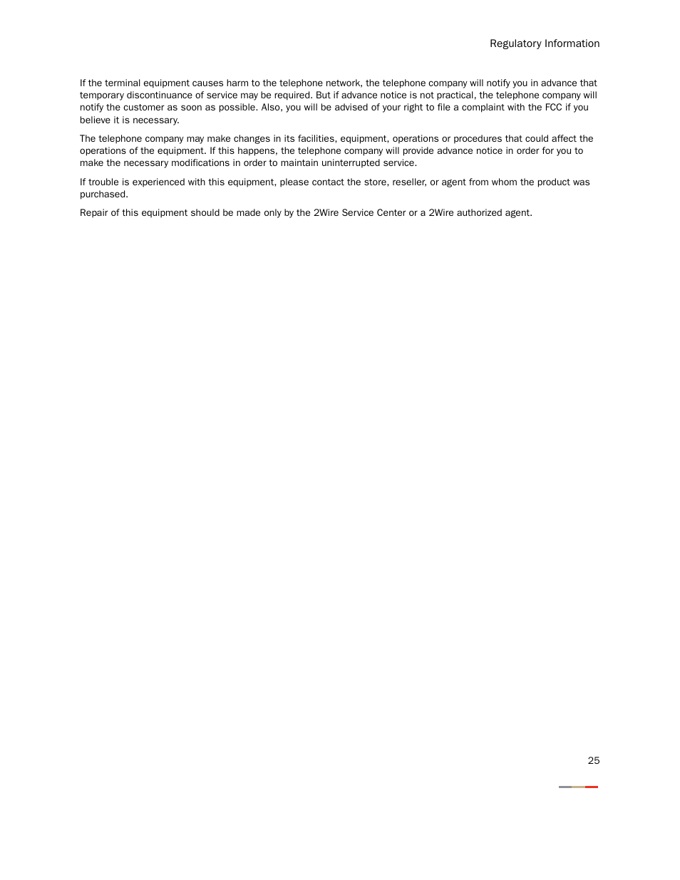 2Wire 2000 Series User Manual | Page 29 / 29