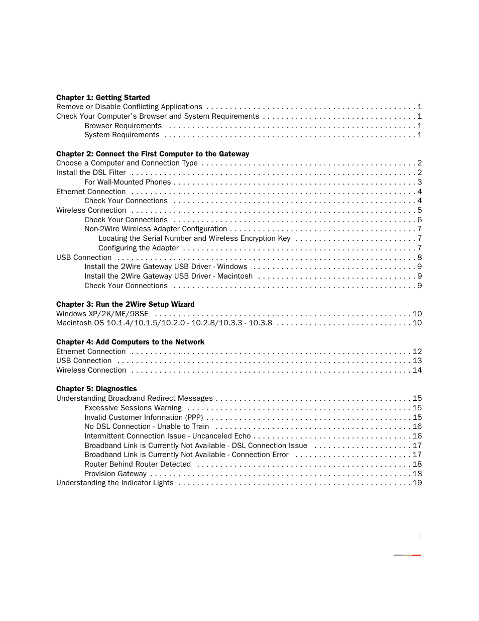 2Wire 2000 Series User Manual | Page 3 / 29