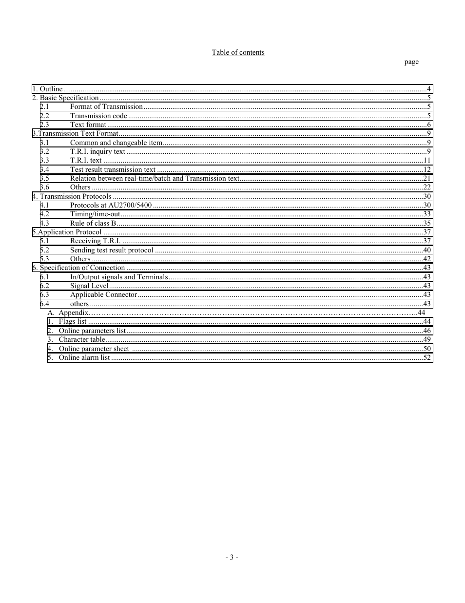 Olympus AU2700 User Manual | Page 3 / 65