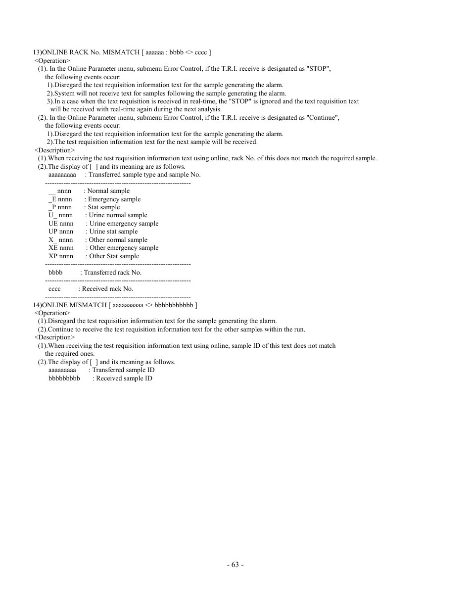 Olympus AU2700 User Manual | Page 63 / 65