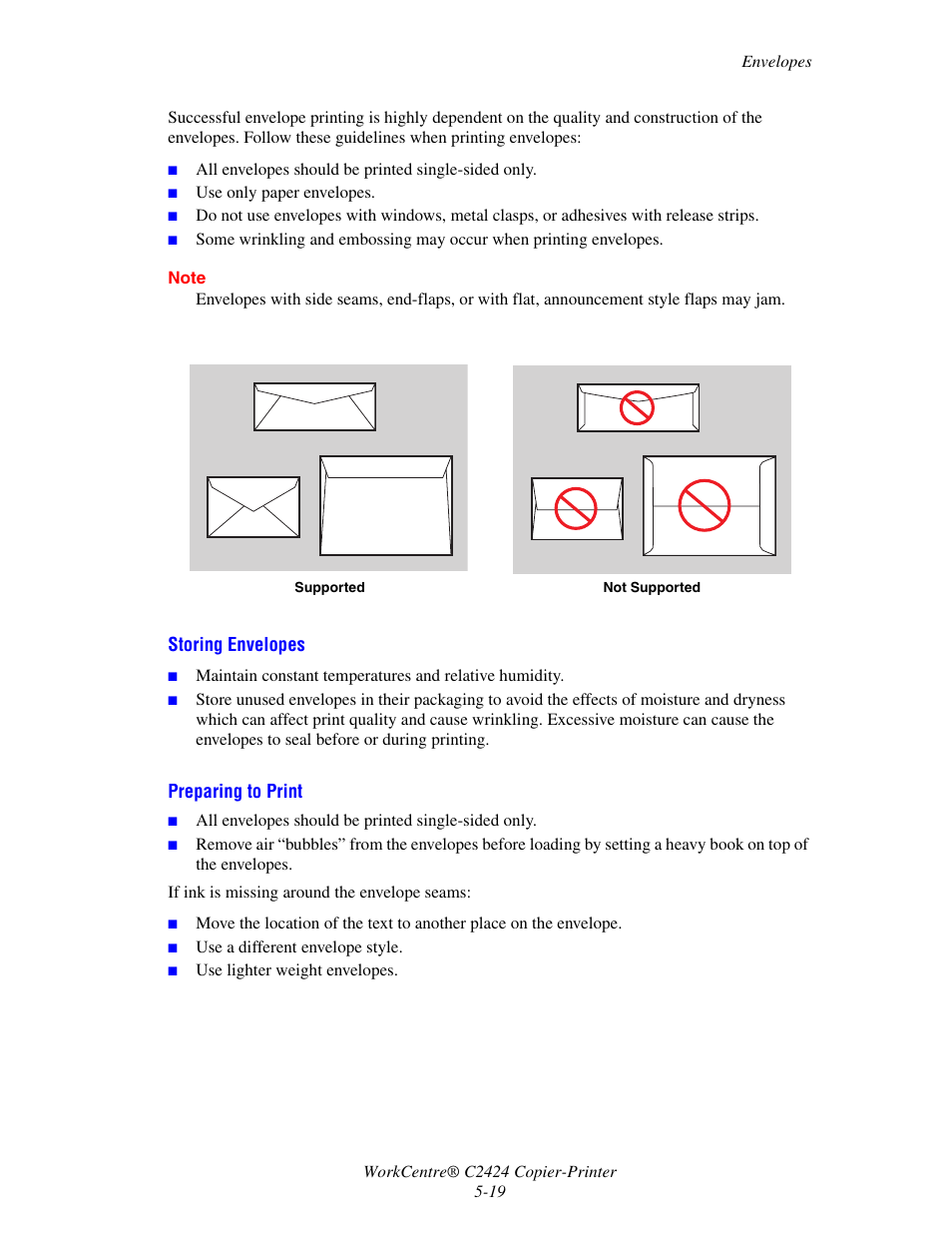 Xerox WorkCentre C2424 User Manual | Page 19 / 65