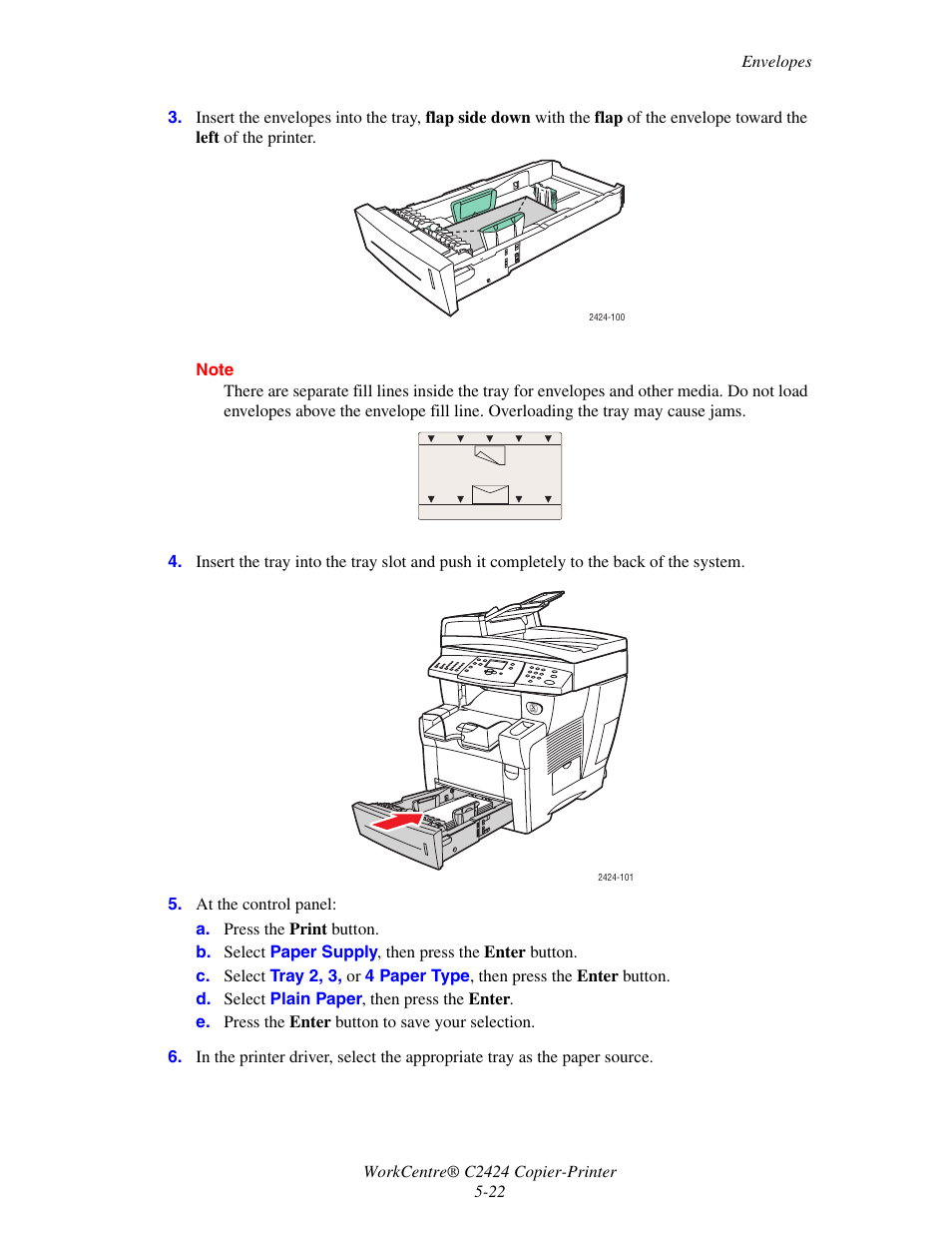 Xerox WorkCentre C2424 User Manual | Page 22 / 65