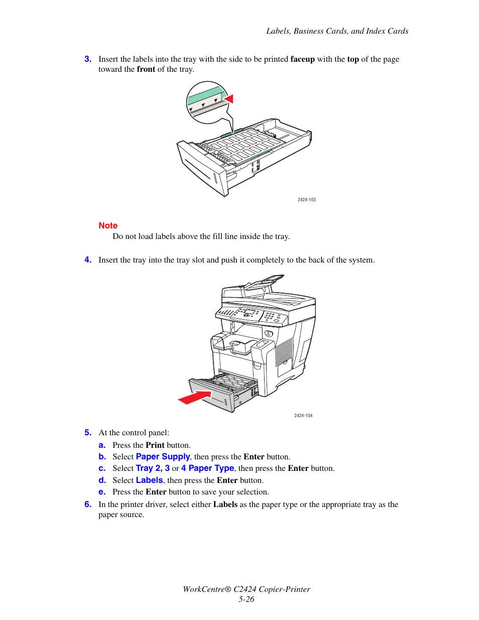 Xerox WorkCentre C2424 User Manual | Page 26 / 65