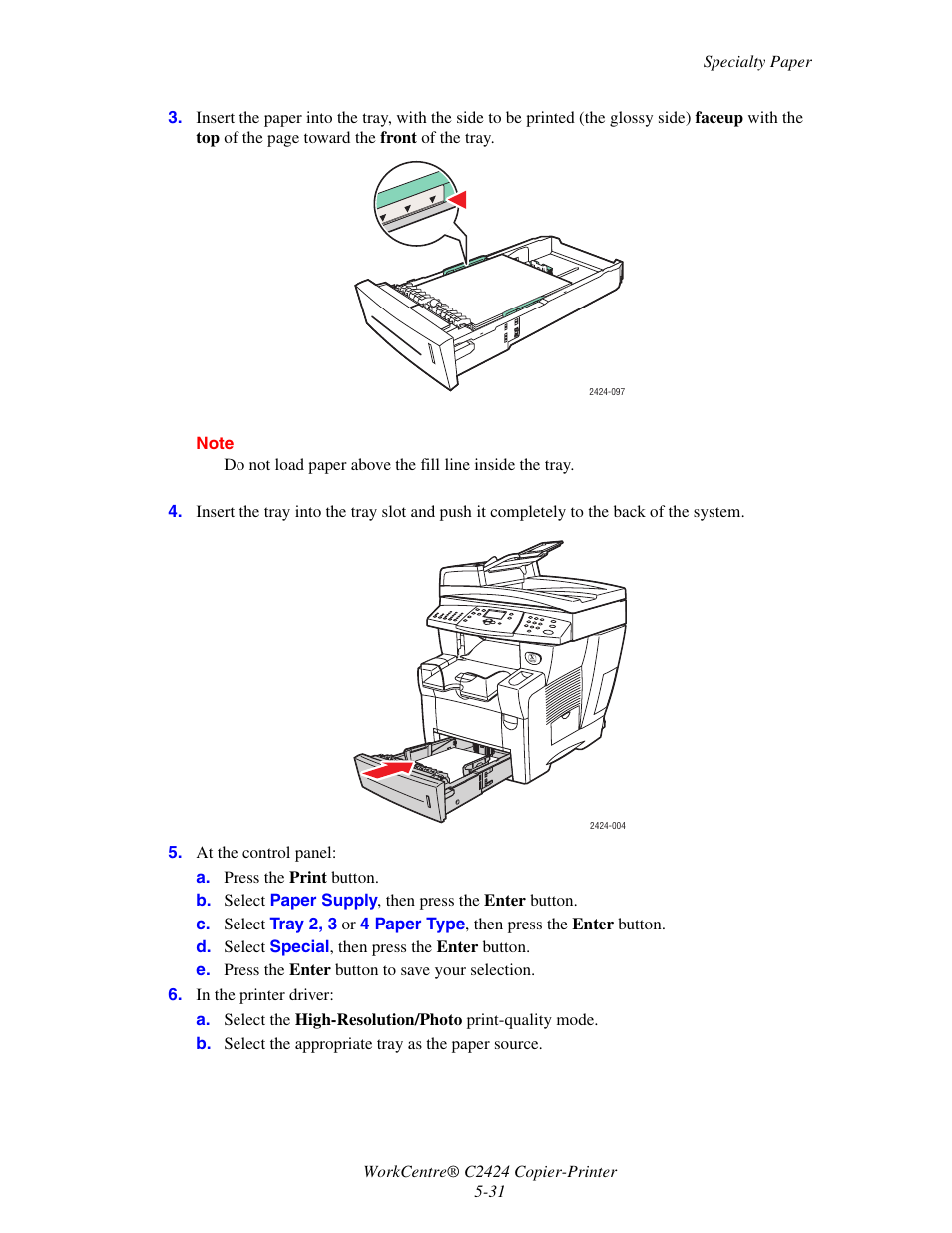 Xerox WorkCentre C2424 User Manual | Page 31 / 65