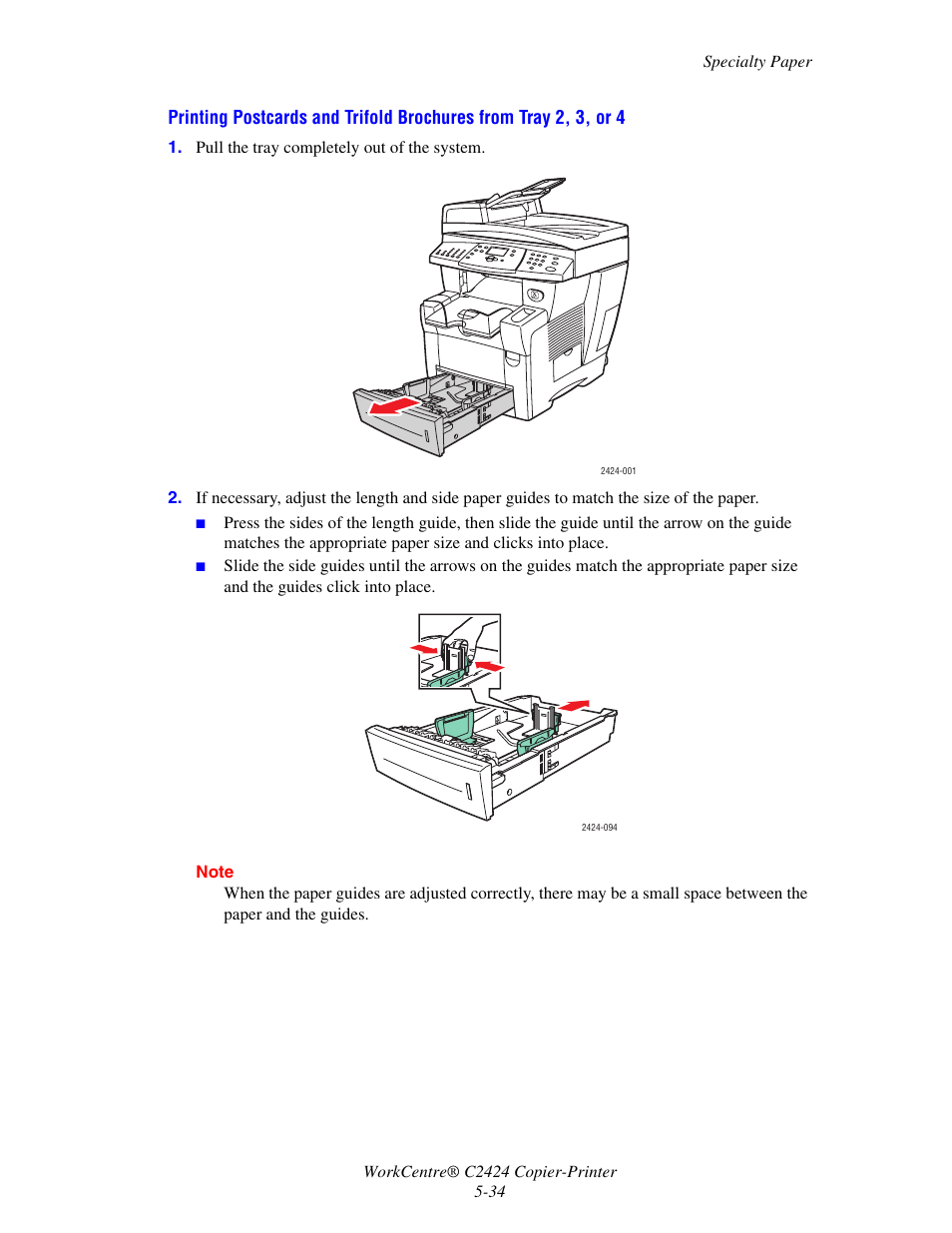 Xerox WorkCentre C2424 User Manual | Page 34 / 65