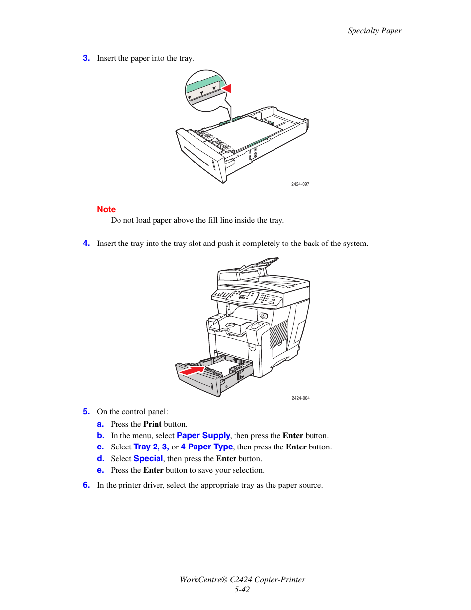 Xerox WorkCentre C2424 User Manual | Page 42 / 65