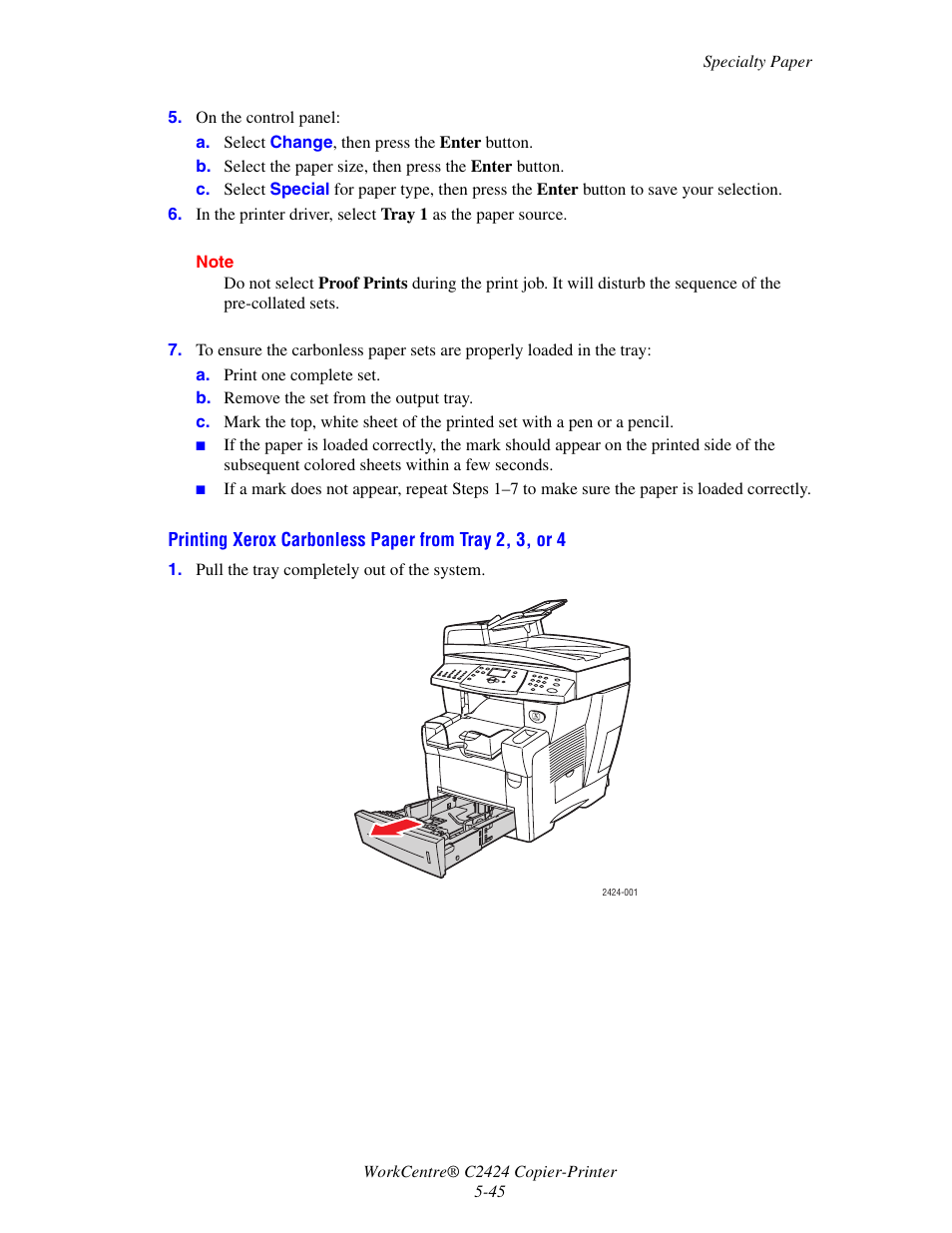 Xerox WorkCentre C2424 User Manual | Page 45 / 65