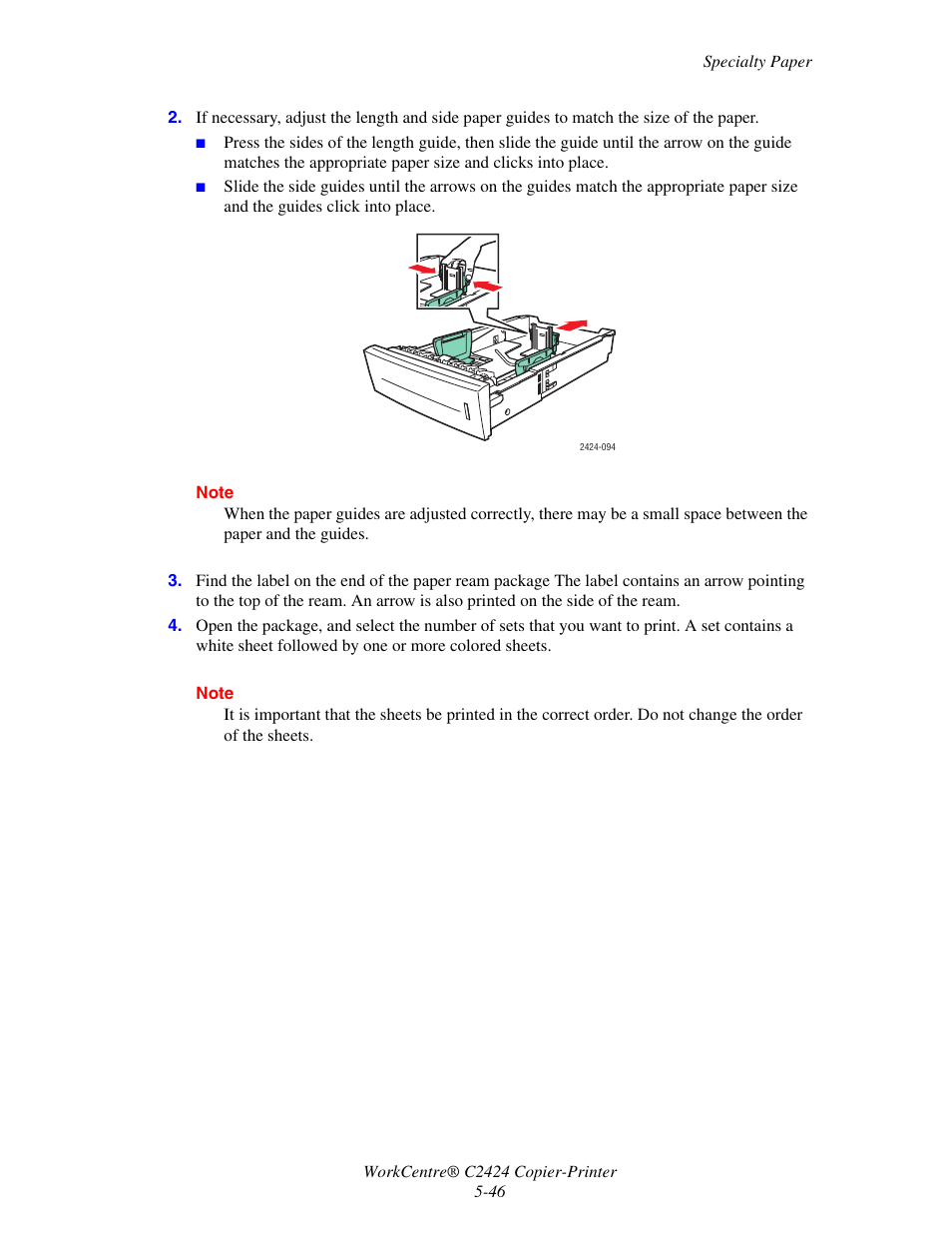 Xerox WorkCentre C2424 User Manual | Page 46 / 65