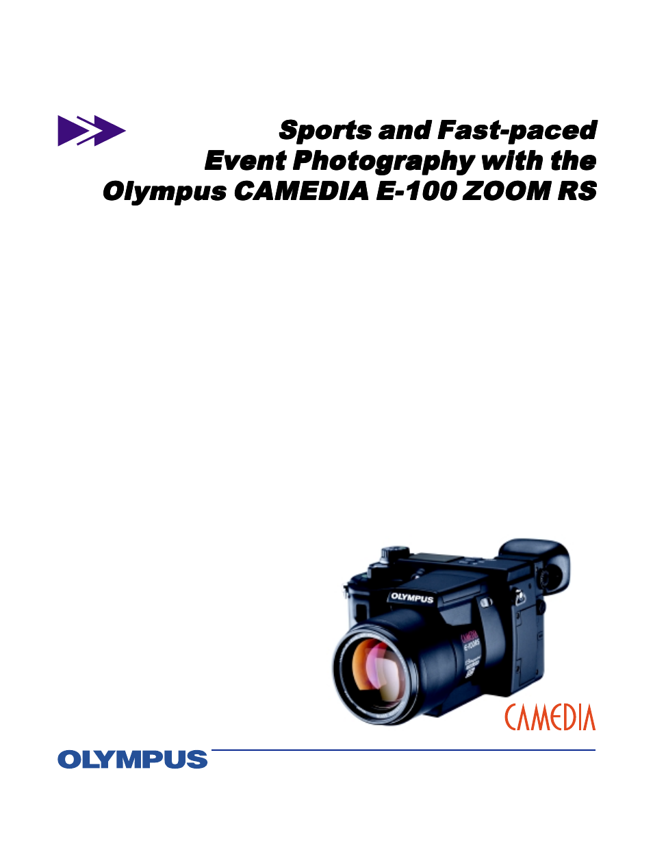 Olympus E-100 ZOOM RS User Manual | 16 pages