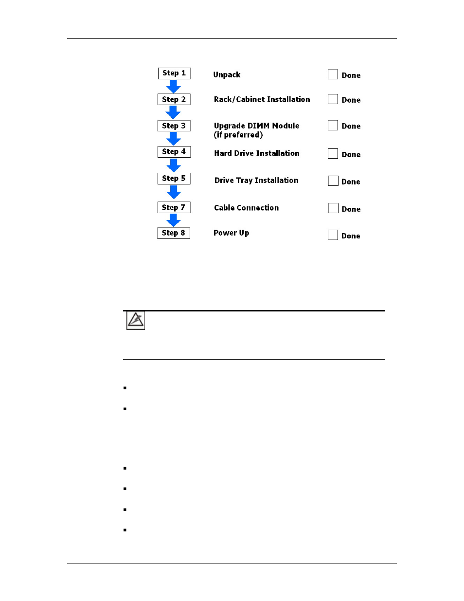 Unpacking the subsystem | Rorke Data Galaxy HDX2 GHDX2-2430S-24F4D User Manual | Page 36 / 129