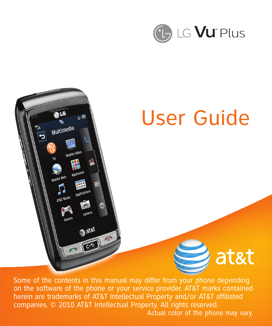 LG Vu Plus User Manual | 150 pages