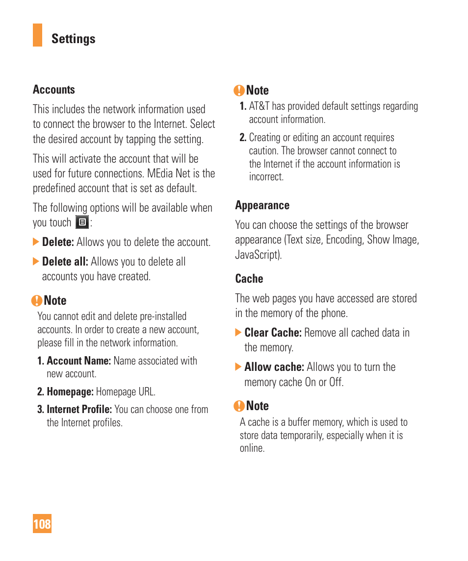 LG Vu Plus User Manual | Page 112 / 150