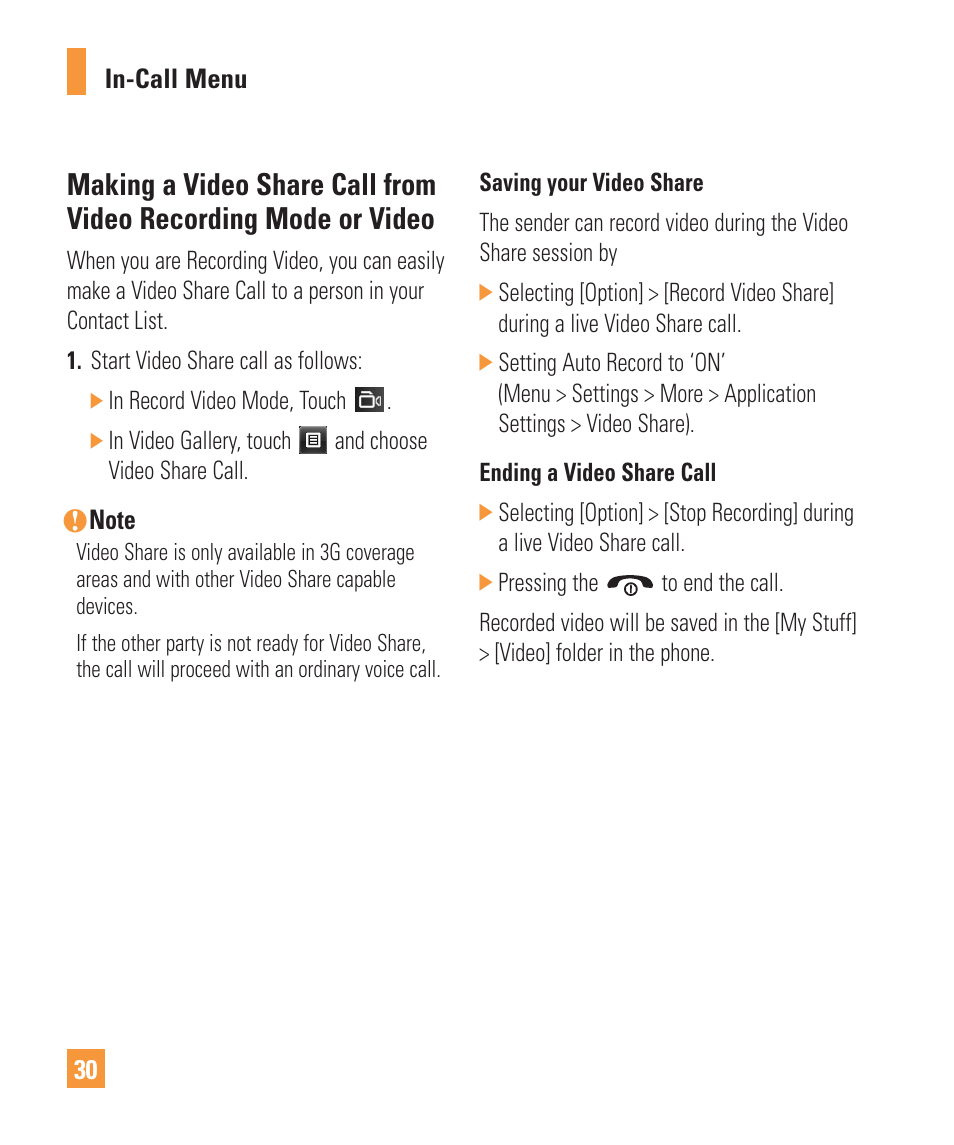 LG Vu Plus User Manual | Page 34 / 150