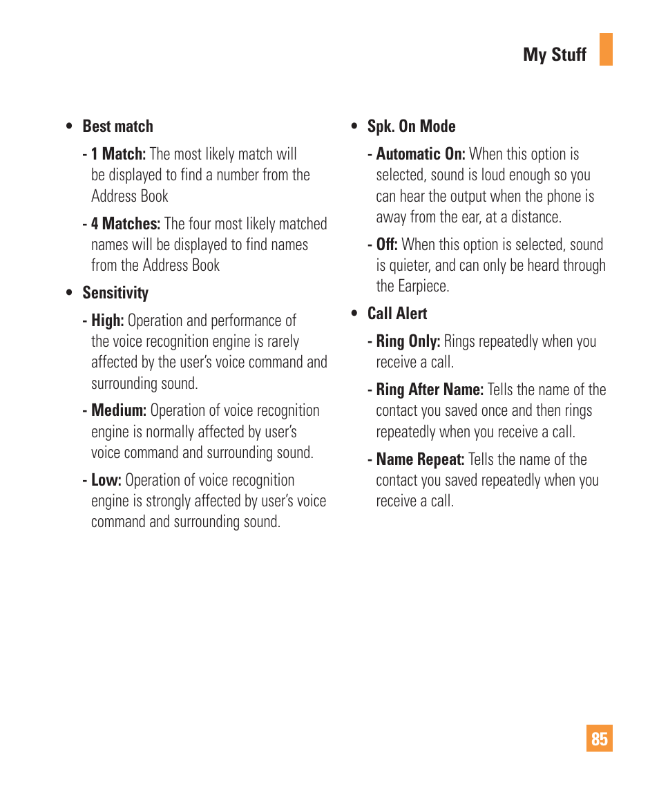LG Vu Plus User Manual | Page 89 / 150