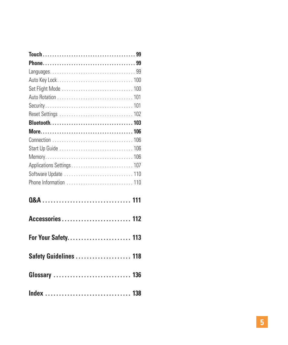 LG Vu Plus User Manual | Page 9 / 150