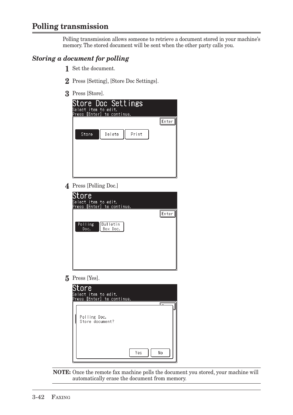 Polling transmission | Muratec MX-2030 User Manual | Page 124 / 396