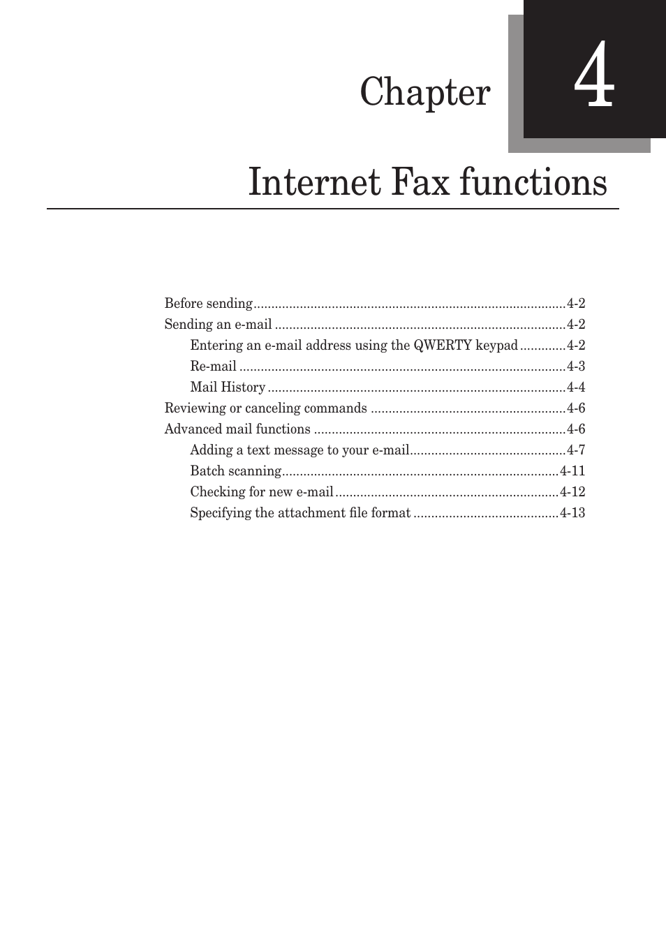 Chapter internet fax functions | Muratec MX-2030 User Manual | Page 141 / 396