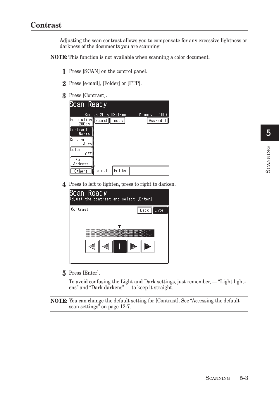 Contrast | Muratec MX-2030 User Manual | Page 157 / 396