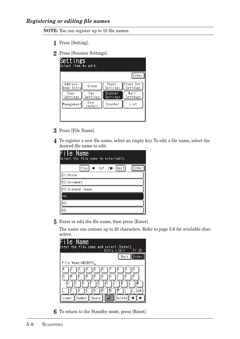 Muratec MX-2030 User Manual | Page 162 / 396