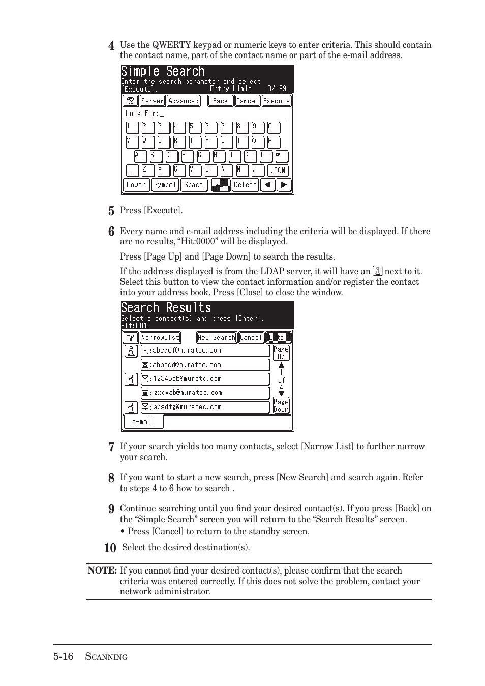 Muratec MX-2030 User Manual | Page 170 / 396