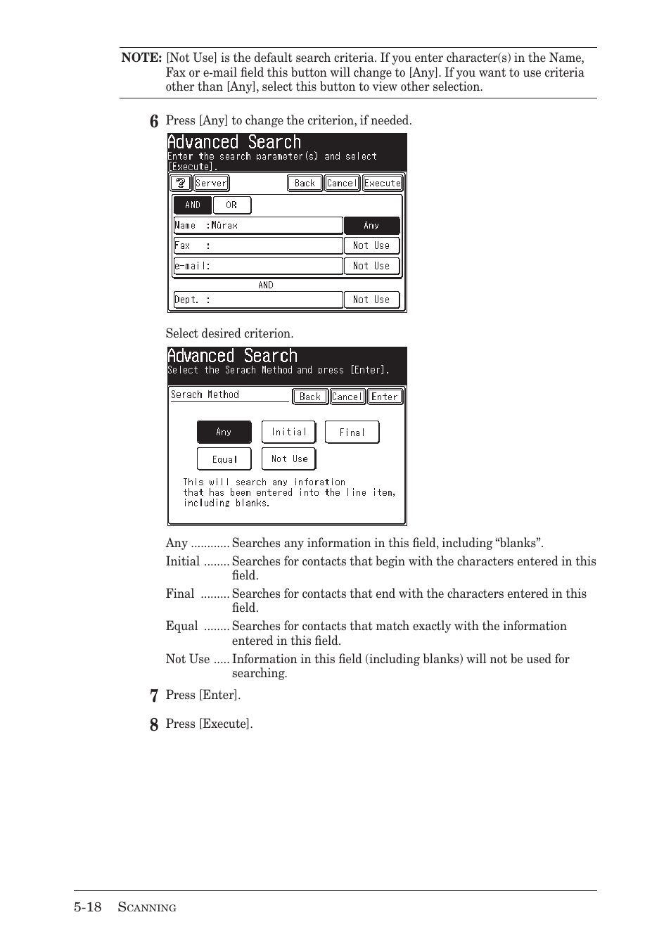 Muratec MX-2030 User Manual | Page 172 / 396