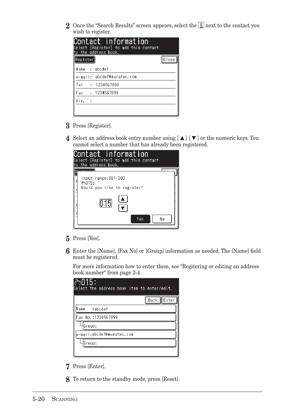 Muratec MX-2030 User Manual | Page 174 / 396