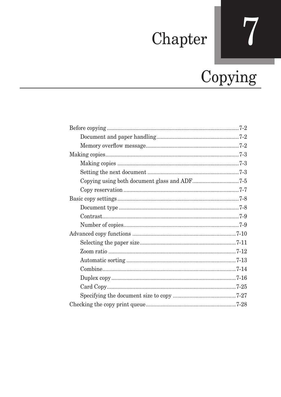 Chapter copying | Muratec MX-2030 User Manual | Page 233 / 396