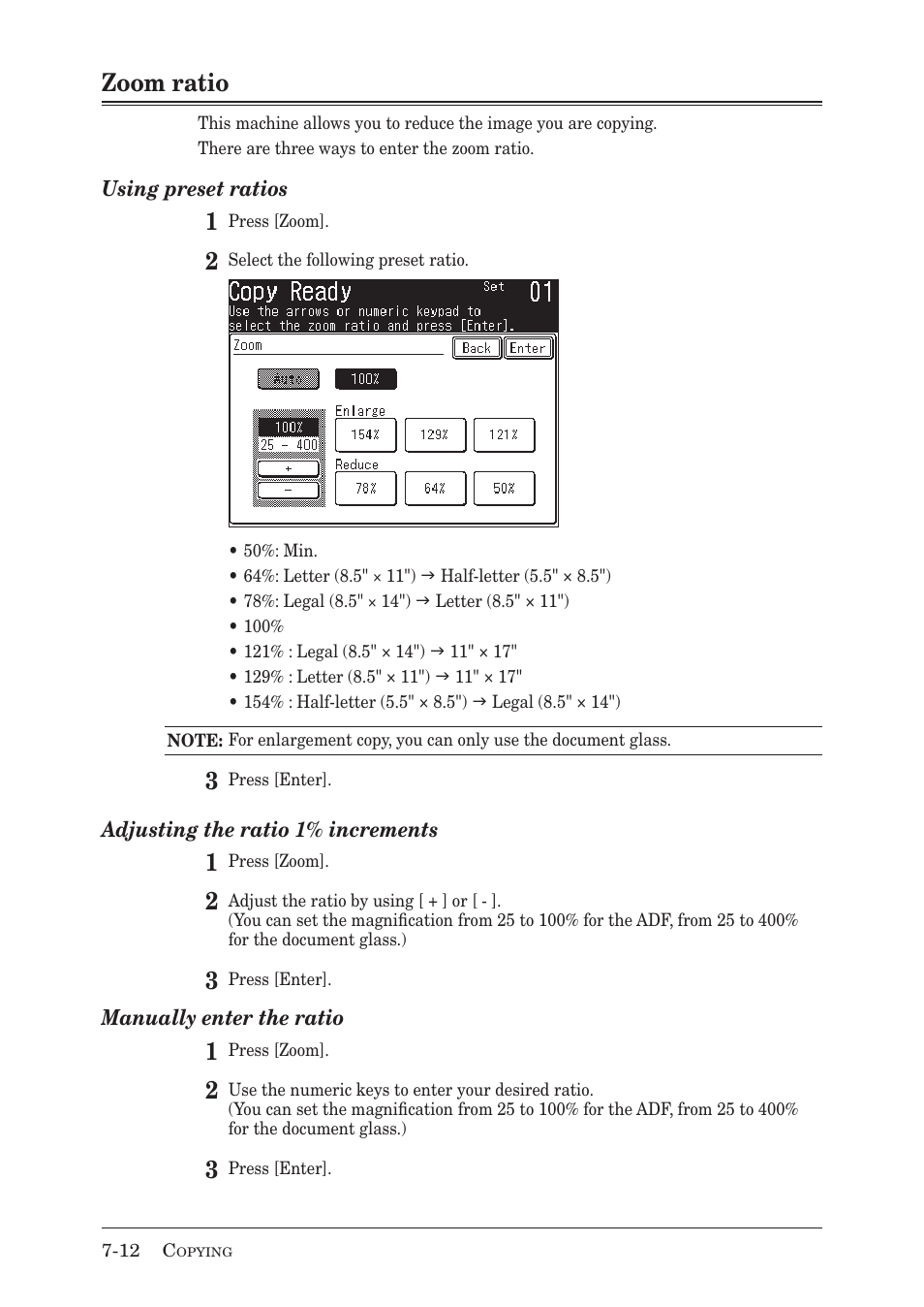 Zoom ratio | Muratec MX-2030 User Manual | Page 244 / 396