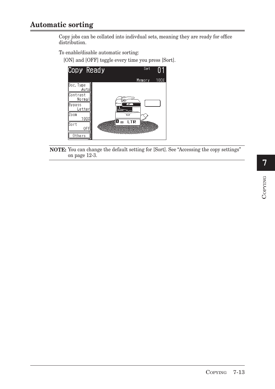 Automatic sorting | Muratec MX-2030 User Manual | Page 245 / 396