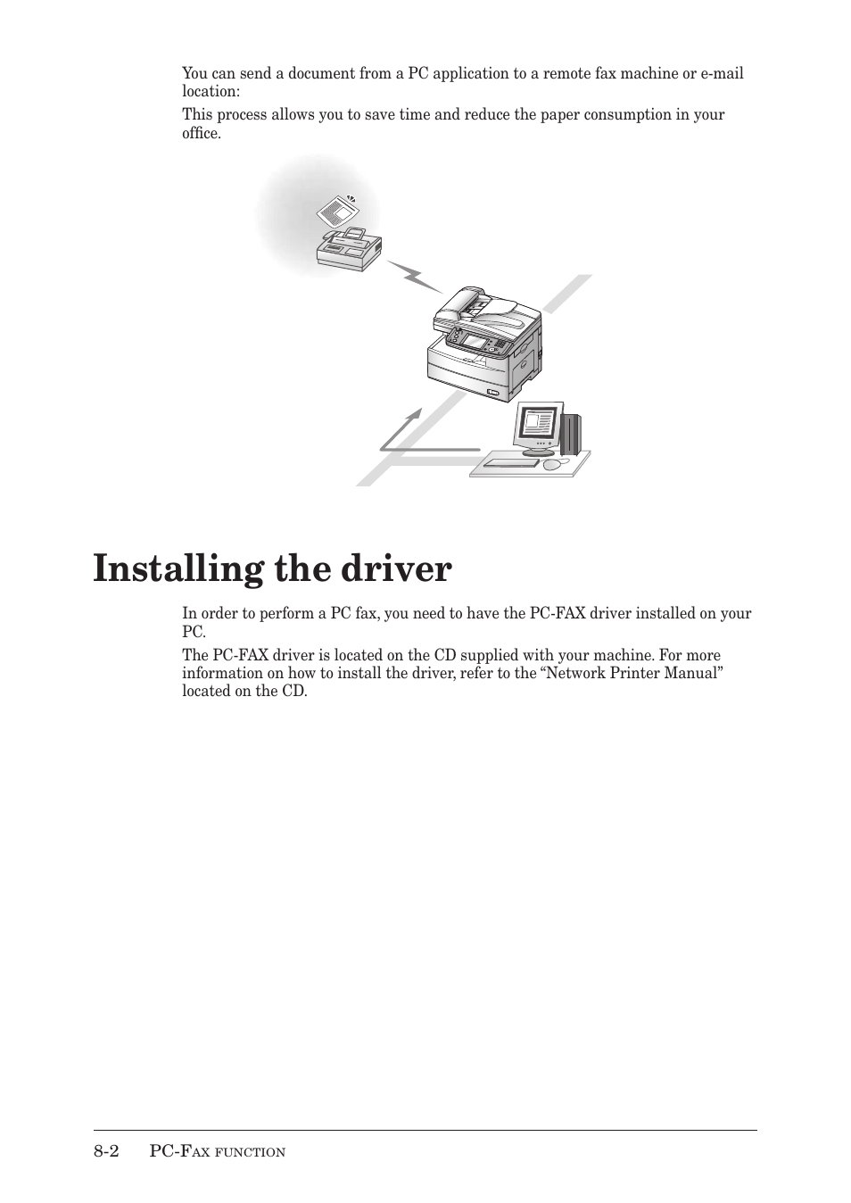 Installing the driver | Muratec MX-2030 User Manual | Page 262 / 396