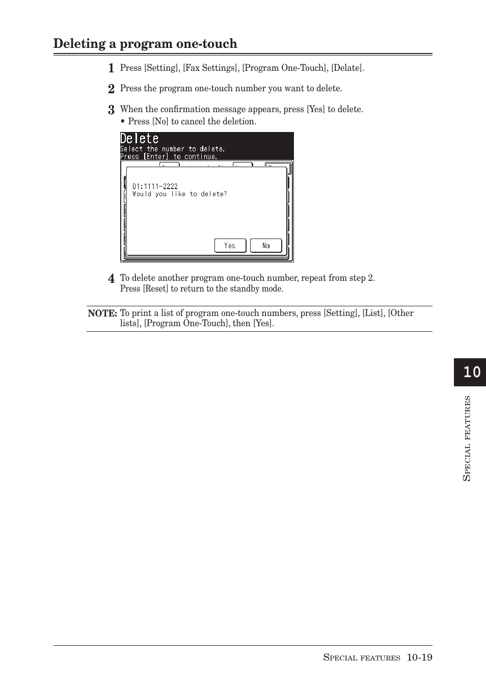 Deleting a program one-touch | Muratec MX-2030 User Manual | Page 287 / 396