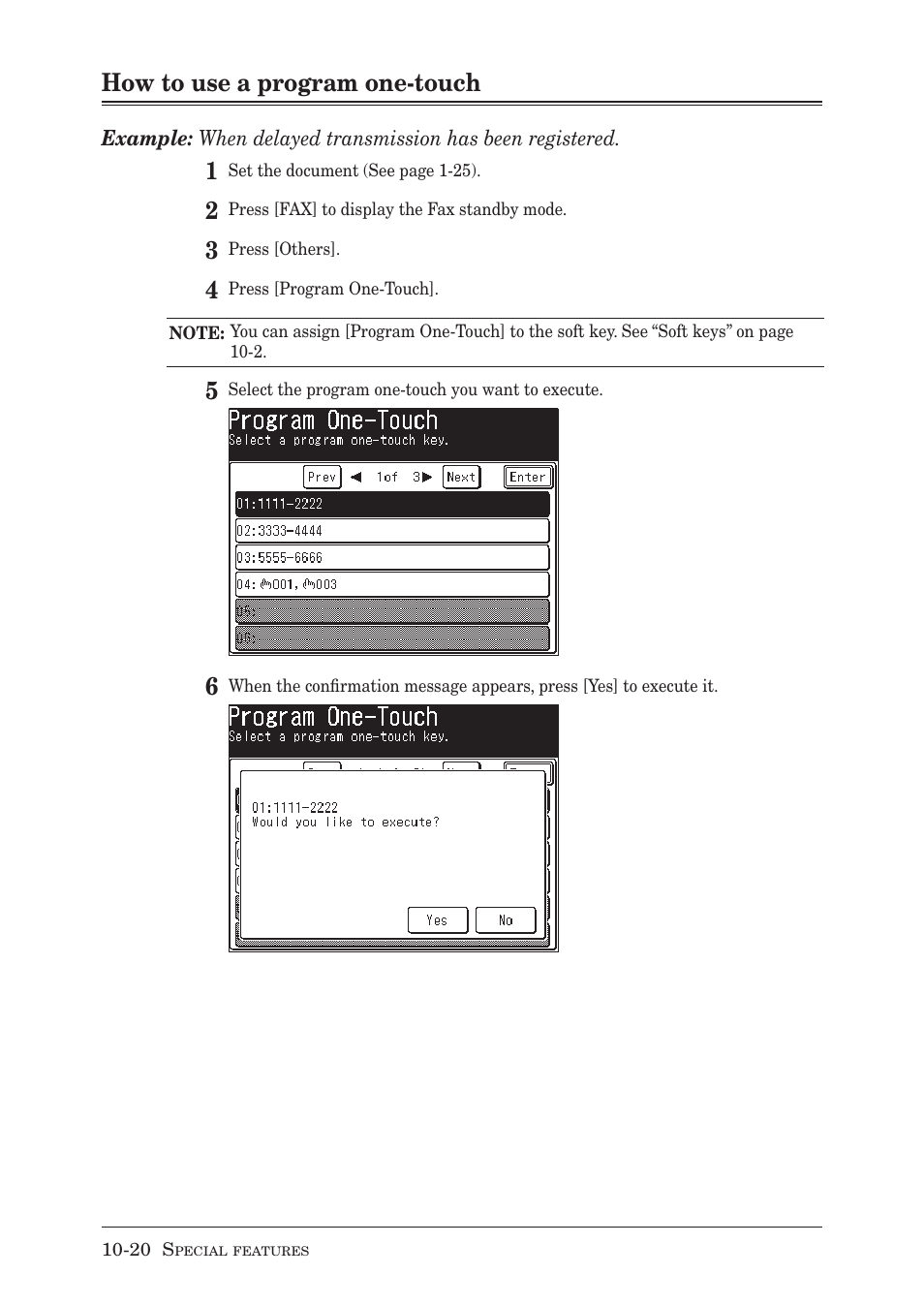How to use a program one-touch | Muratec MX-2030 User Manual | Page 288 / 396