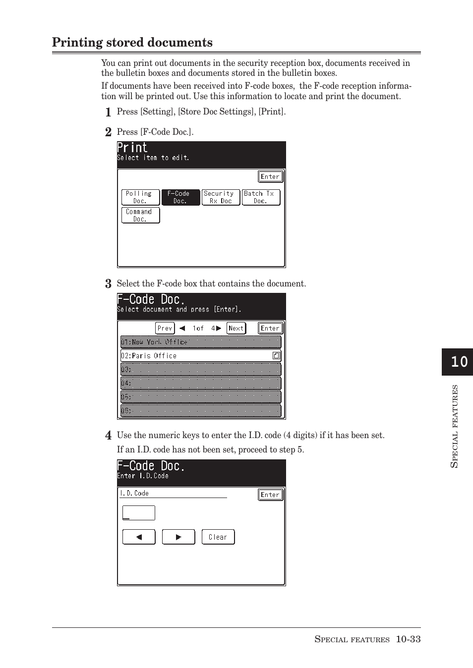 Printing stored documents | Muratec MX-2030 User Manual | Page 301 / 396