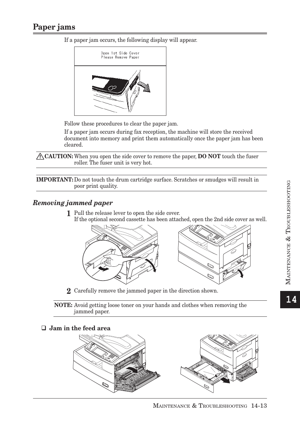 Paper jams | Muratec MX-2030 User Manual | Page 369 / 396