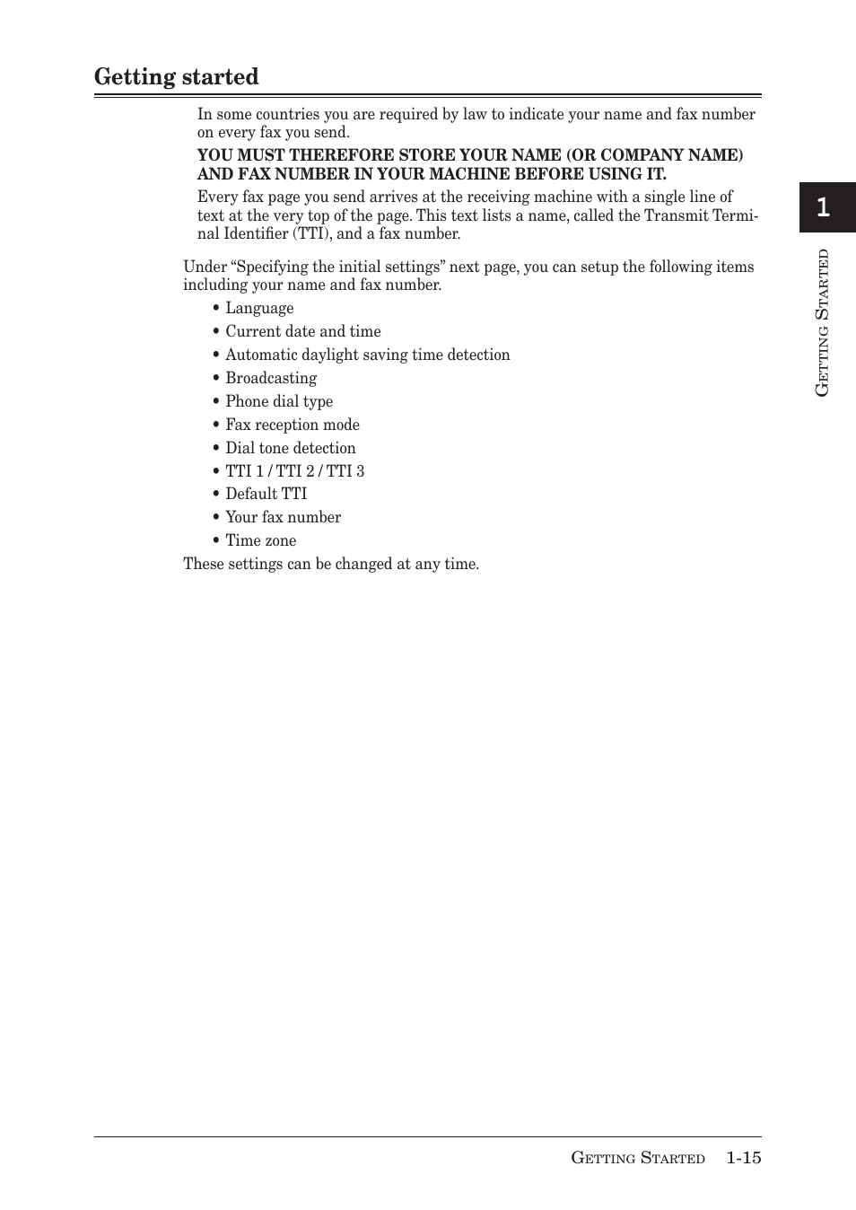 12 13 ai, Getting started | Muratec MX-2030 User Manual | Page 43 / 396