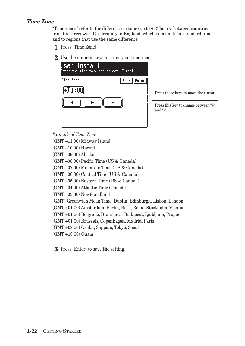 Time zone | Muratec MX-2030 User Manual | Page 50 / 396