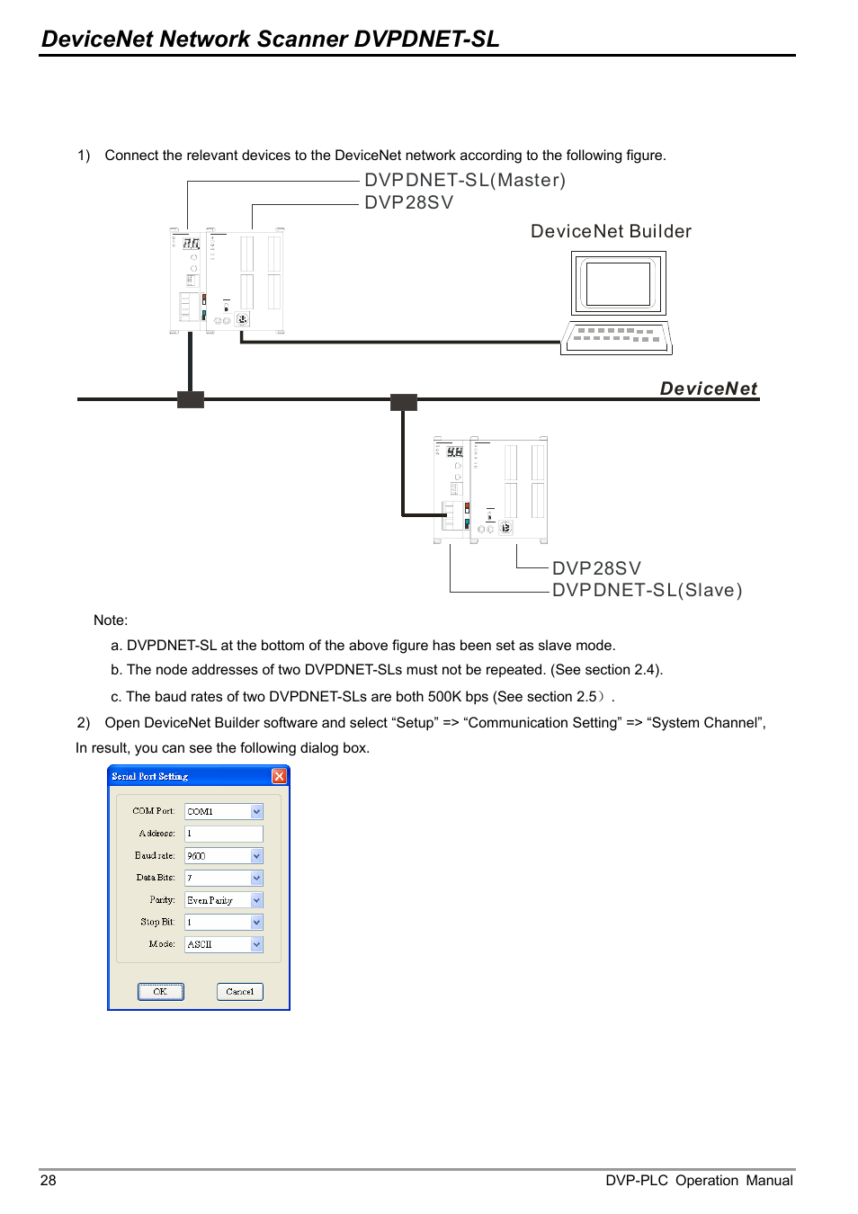 2 setup of extended baud rate (as slave mode), Devicenet network scanner dvpdnet-sl | Delta DVP-0204520-03 User Manual | Page 31 / 44